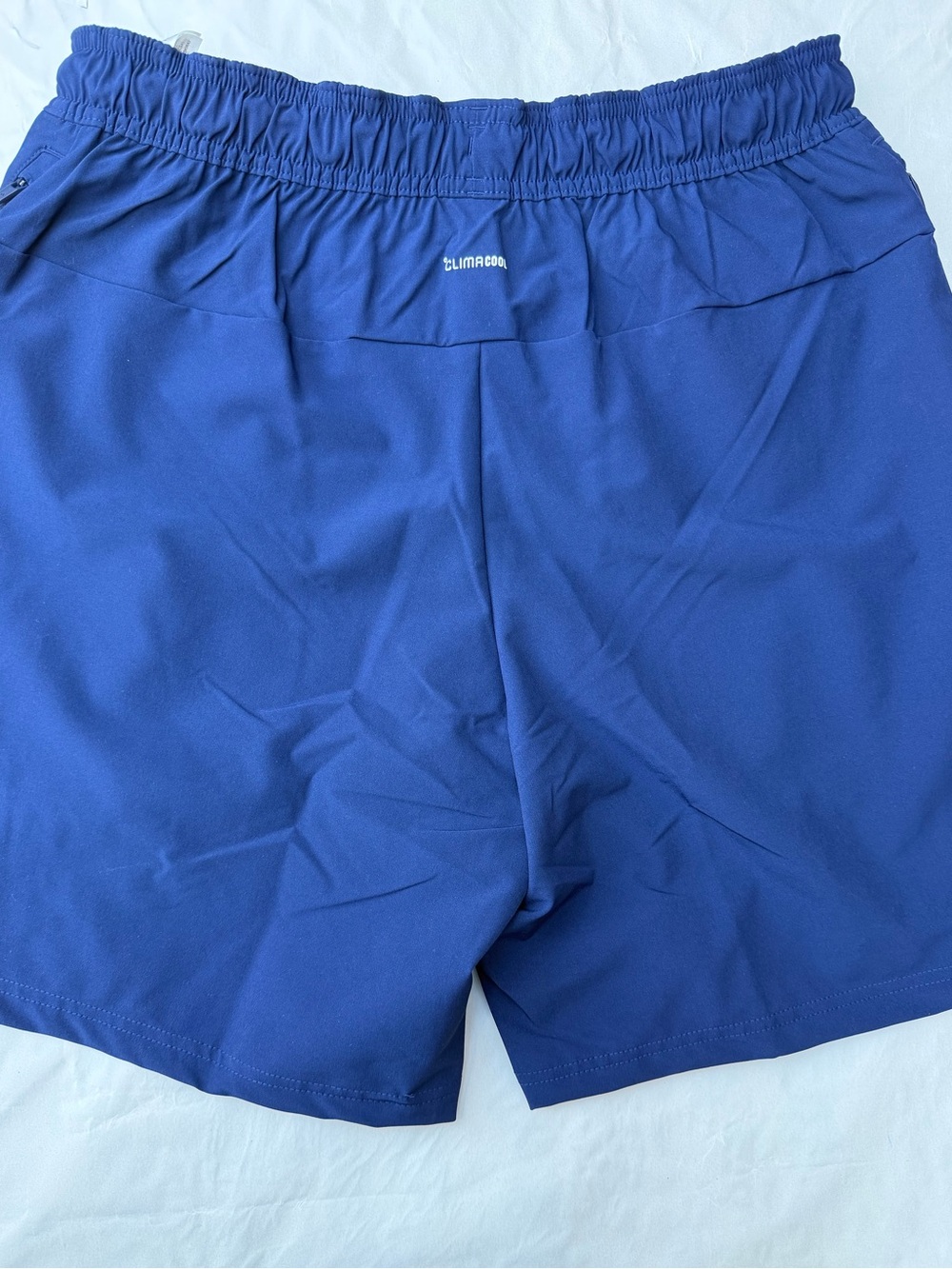 Adidas Mens Traning Club Shorts - Navy Blue and Red - Size Medium - New with Tag - Picture 2 of 10
